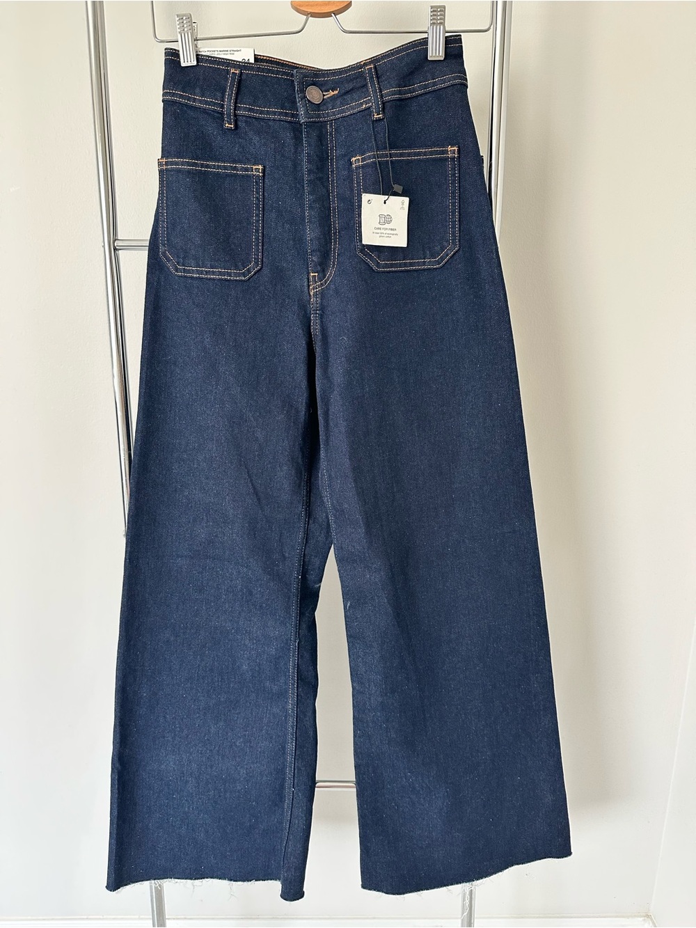 Zara Marine Straight Indigo Jeans